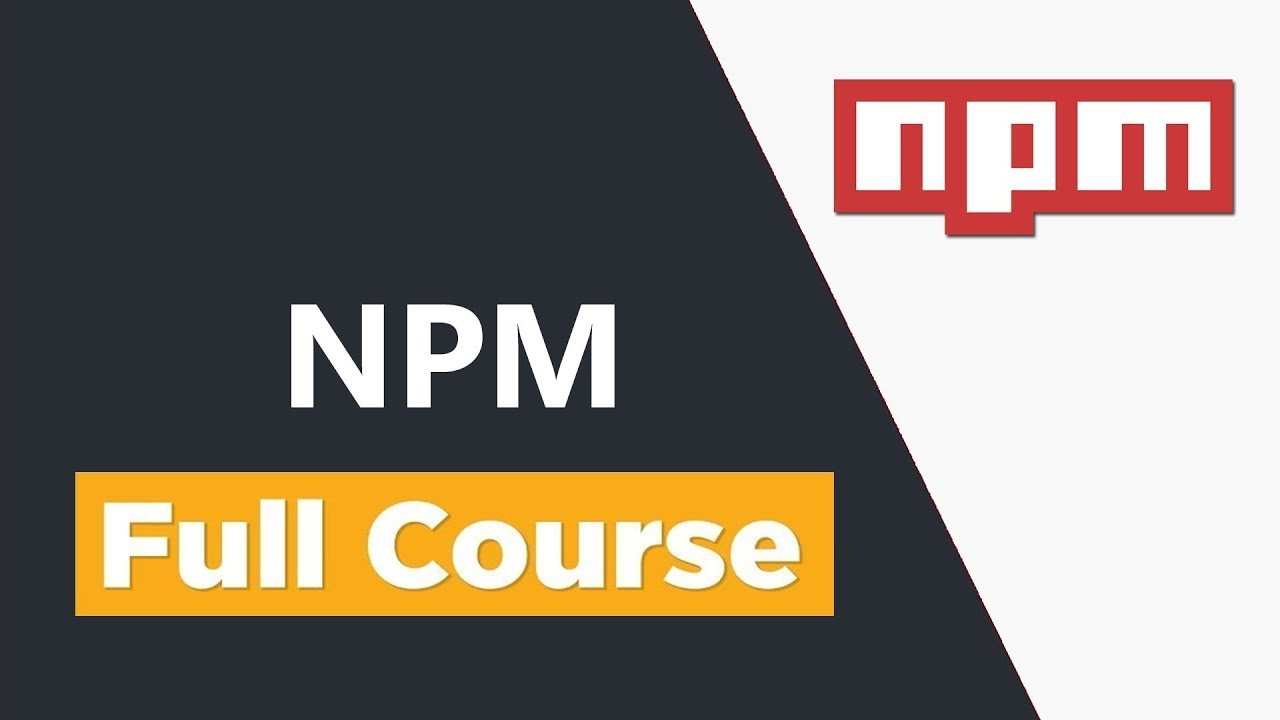 فهم NPM - مدير حزم Node.js