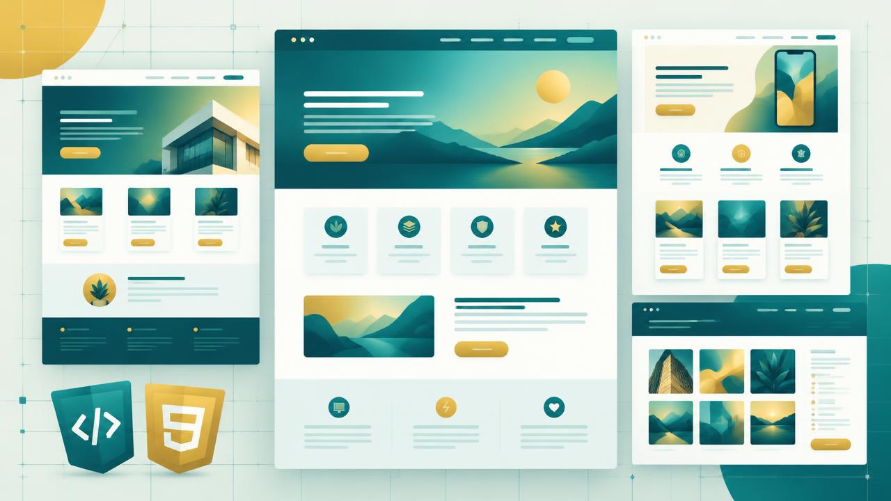 تصميمات HTML وCSS عملية